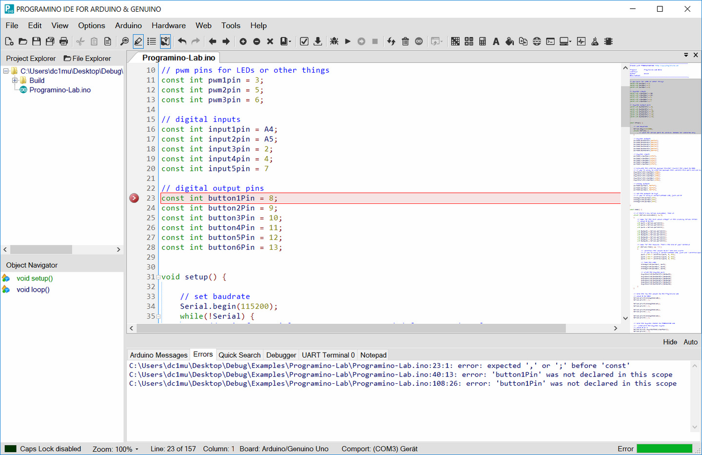 PROGRAMINO IDE for Arduino