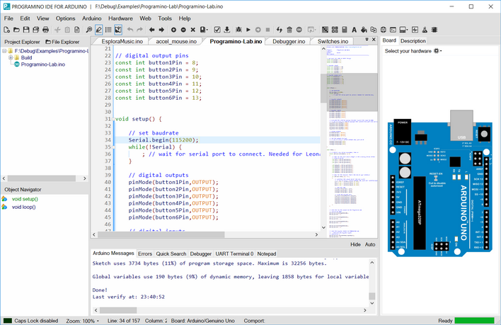 arduino data acquisition into excel for mac